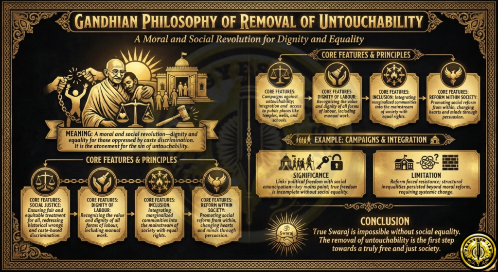 Gandhian Philosophy of Removal of Untouchability