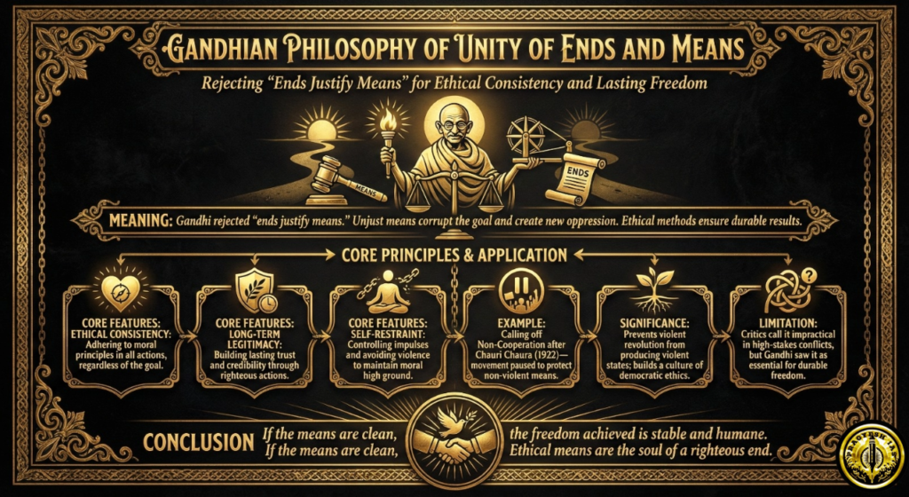 Gandhian Philosophy of Unity of Ends and Means