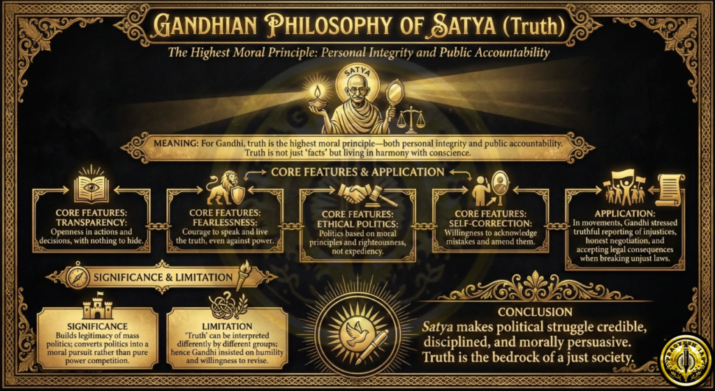 Gandhian Philosophy Truth