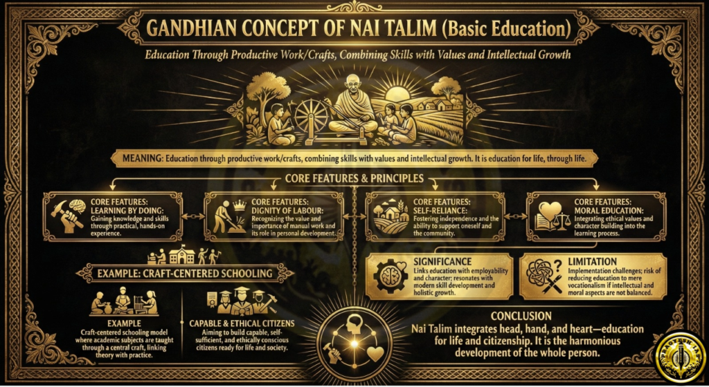 Gandhian Philosophy of Basic Education