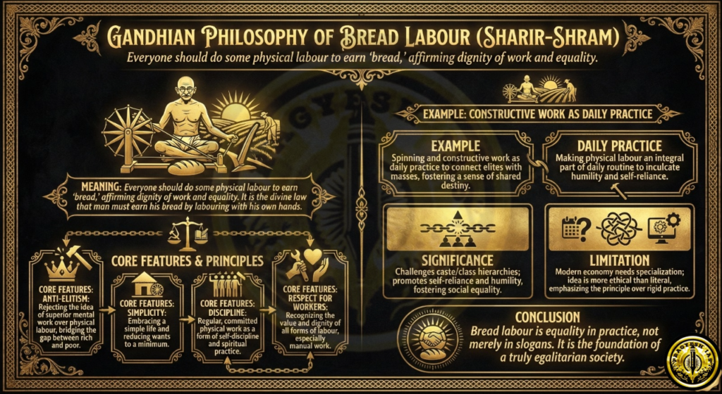 Gandhian Philosophy of Bread Labour