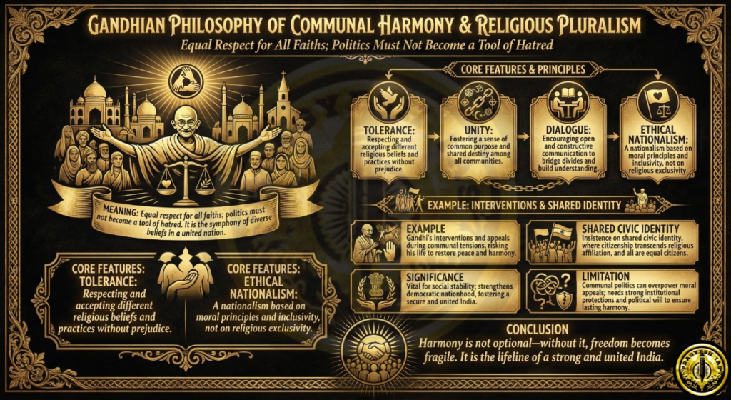Gandhian Philosophy of Communal Harmony and Religious Pluralism
